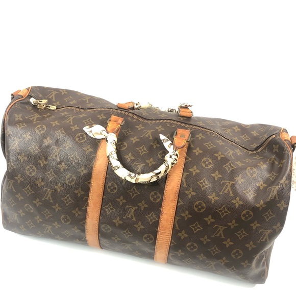 Louis Vuitton Vintage Monogram Keepall Bandouliere 55—Authentic. Includes COA ~ - Picture 6 of 11